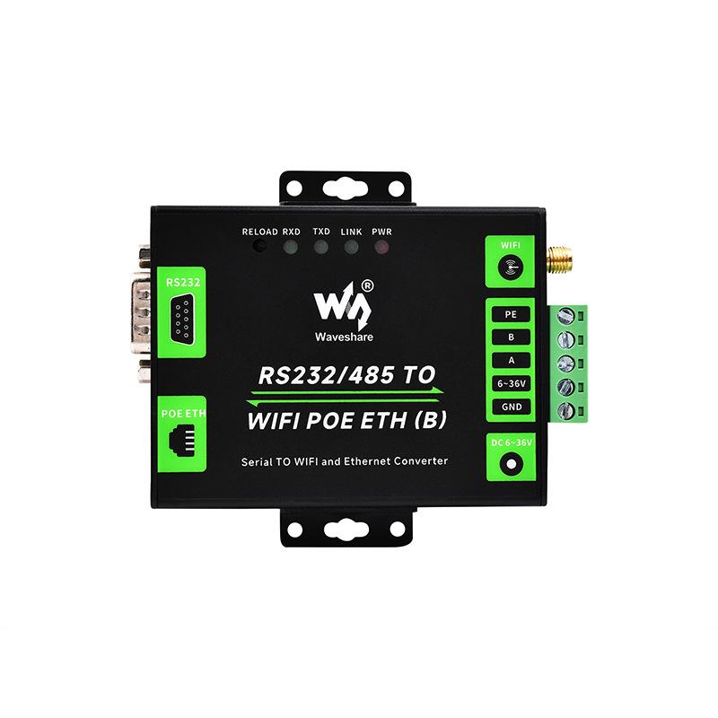 Промышленный шлюз Modbus RS232/485 в WiFi и Ethernet с поддержкой POE