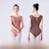 "Adult Ballet and Yoga Sleeveless Bodysuit for Dance and Training"
