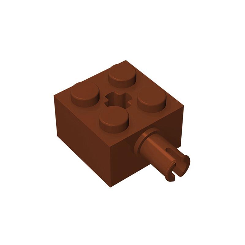 MOC 10 шт. 6232 Модифицированный 2x2 с штырьком Набор строительных блоков Отверстия для осей Кирпичи Частицы Пазл Сборная игрушка Детские подарки на день рождения