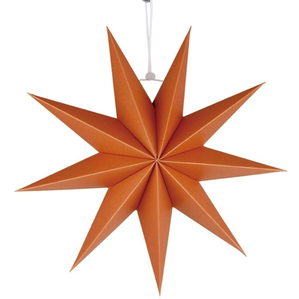 Nine Pointed Star Hanging Ornaments Hanging Paper Stars Paper Flower Crafts Party Decor