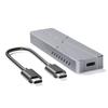 TypeC M.2 NVMe SSD Enclosure Aluminum Alloy Box Supports High Speed USB3.2 20Gbps for 2TB Capacity PC/Laptop/TV