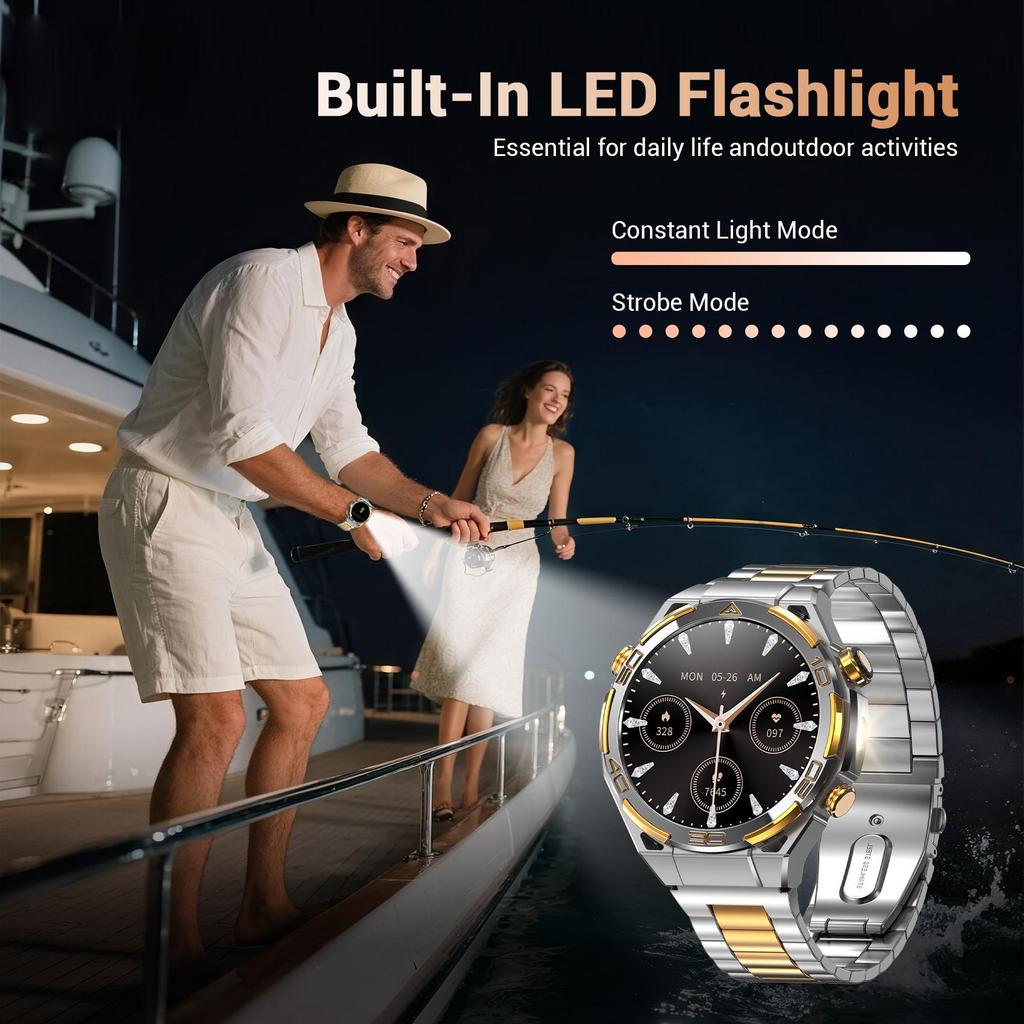 Blackview W90 Pro AI Защищенные умные часы со встроенным ChatGPT | 1,43" AMOLED-экран 100+ спортивных режимов GPS + Компас Bluetooth-звонки Аккумулятор 900 мАч