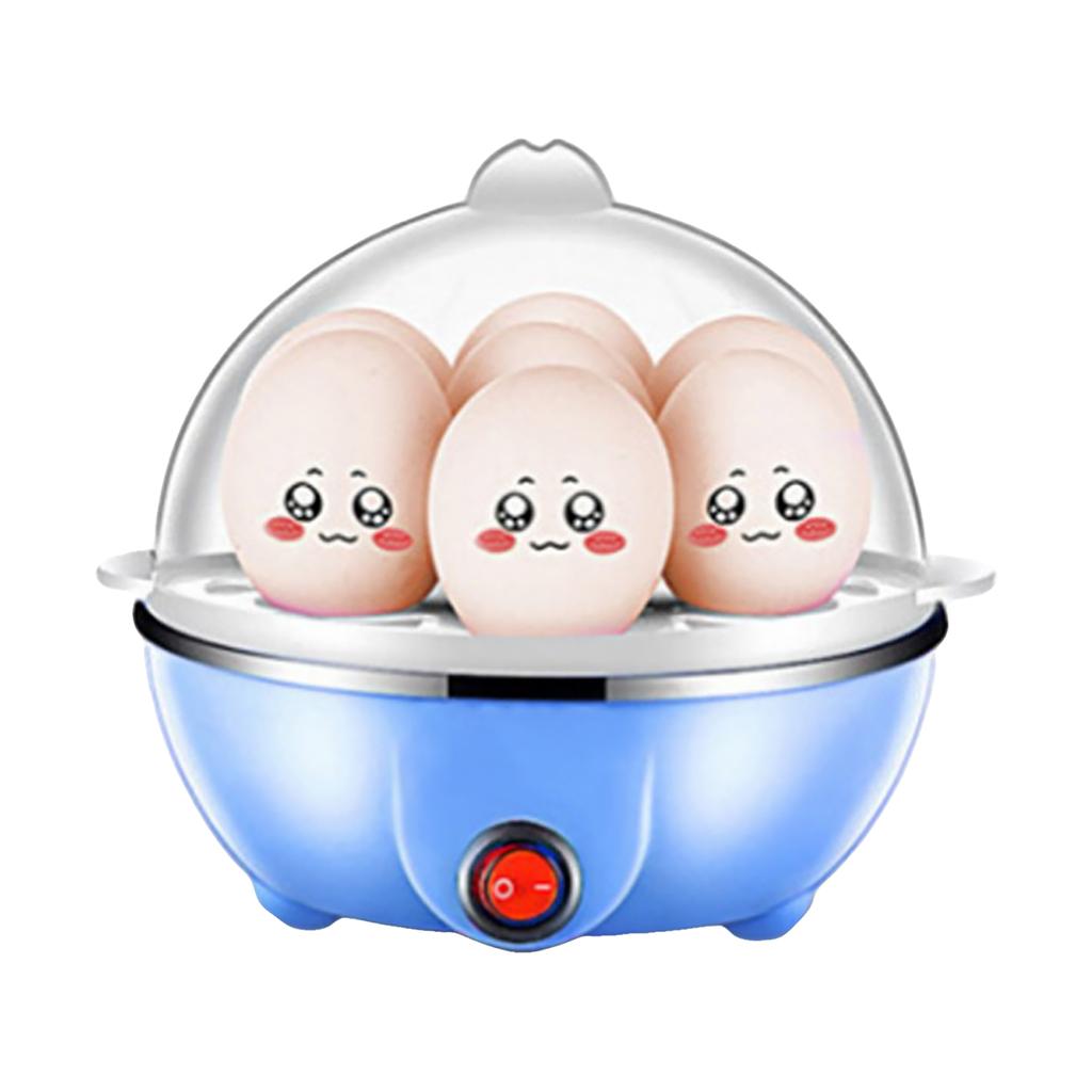 Яйцеварка Емкость для 7 яиц Яйцеварка вкрутую Антисухая электрическая яйцеварка с измерением 40 мл