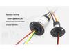 High-Power Conductive Slip Ring: 2 Connectors, 36 Large Brushes, 6A to 12-Way Carbon Brush Collector