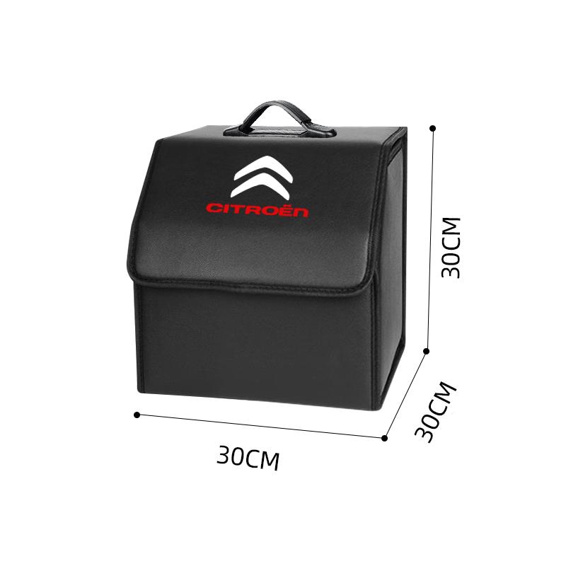XKJC9 Car Trunk Organizer Box Large Capacity Auto Multiuse Tools Storage Bag Stowing Tidying For Citroen C1 C2 C3 C4 C5 C6 C8 C4L DS3