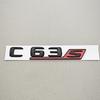 For Mercedes Benz AMG C63S Auto Tail Accessories New 3D ABS Car Styling Logo C63S Badge Sticker Rear Trunk Emblem Decals AV1