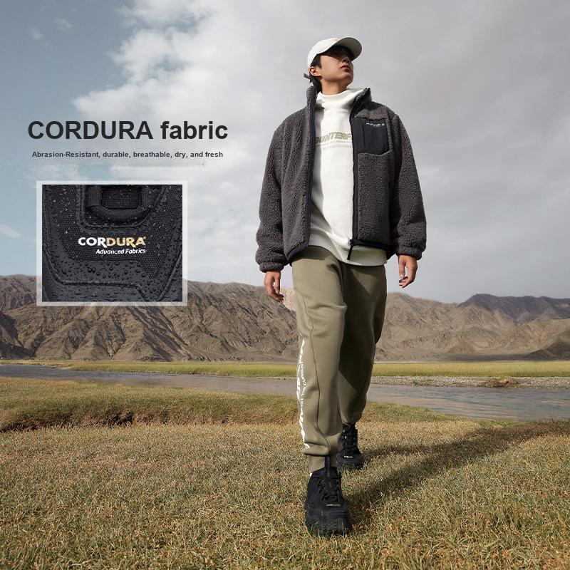 Li Ning CF Su Series Lin Chuan FW Outdoor Hiking Slip Resistant Durable Low Top Casual Shoes Men Sneakers Black White AGLT161-1