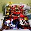 3D 3D детский 100% полиэстер комплект из 3 предметов 1 пододеяльник комплект постельного белья милый принт мультфильм аниме домашний декор