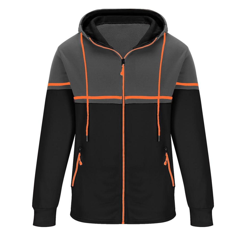 Мужские куртки на молнии, толстовка с капюшоном, зимнее пальто, спортивная верхняя одежда, осенняя модная одежда