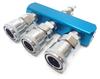 Triple Air Chuck Triple Air Coupler Air Compressor Air Hose Air Tool Branch Extension Coupler