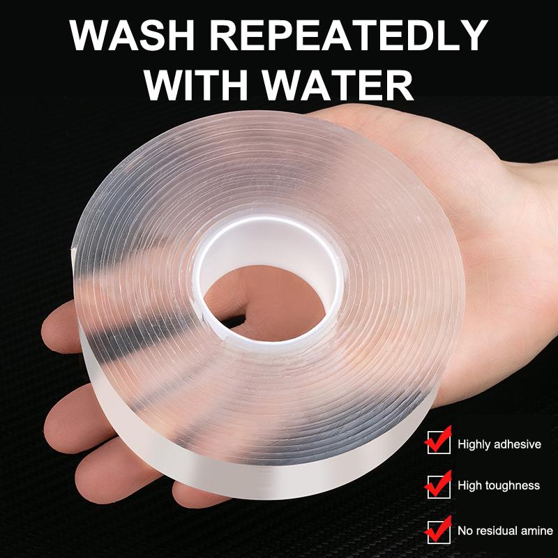 Нано Лента Супер Прочная Двусторонняя Лента Экстра Сильный Клей Нескользящая Лента Водонепроницаемая Прозрачная Лента Для Кухни Ванной
