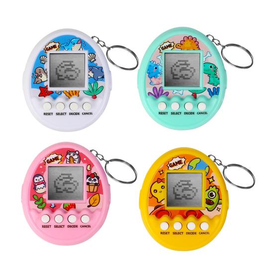 Электронная игрушка-питомец Милые узоры Интерактивная Мини Виртуальная Ностальгия Координация рук и глаз АБС Кормление питомцев Игра Брелок Детский подарок