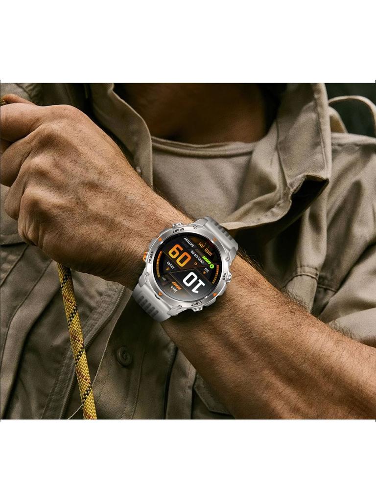 New Military GPS Smart Watch Men Bluetooth Call 30m Waterproof Outdoor LED Flashlight Compass Sport Smartwatch 2025