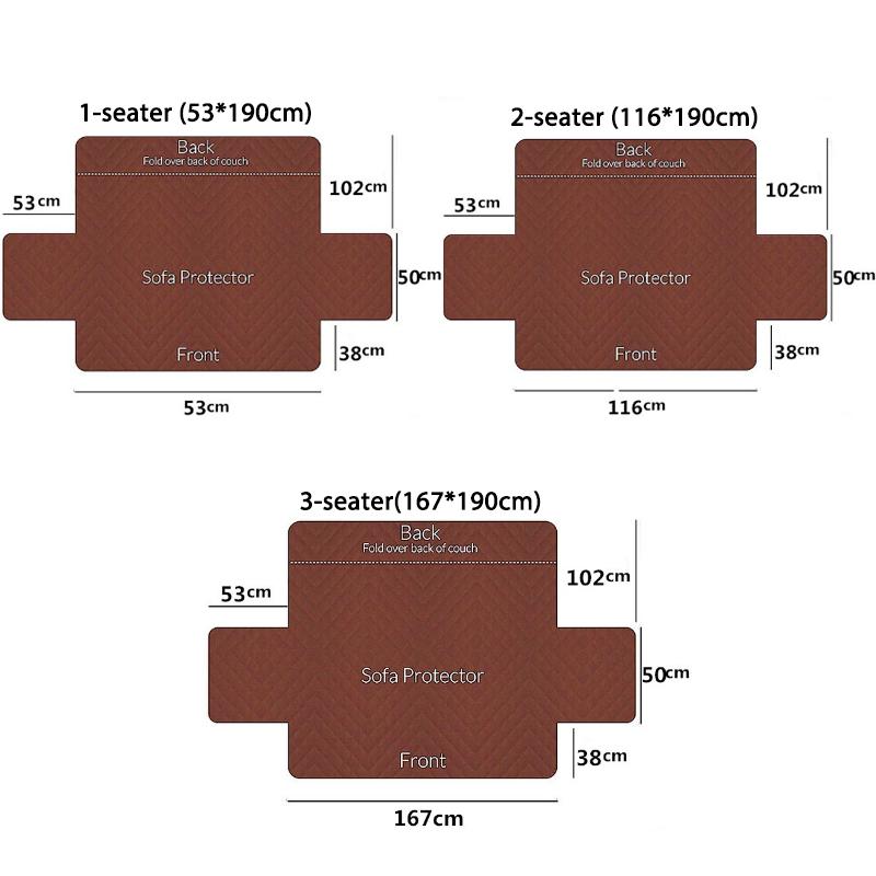 Thicken Jacquard Recliner Sofa Covers for Living Room Leaves Printed Pet Kids Sofa Mat Non-Slip Armchair Slipcovers Protector