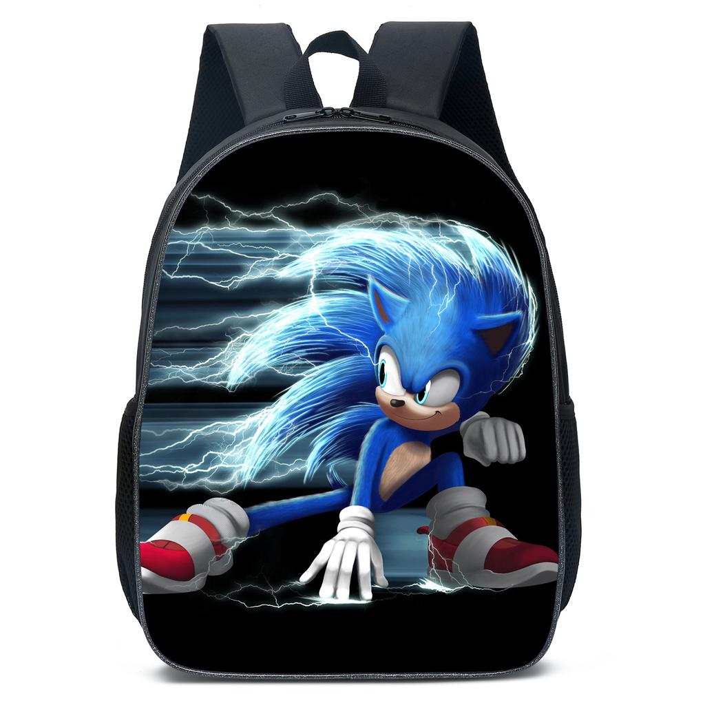Cartoon Animation Sonic Primary And Secondary School Students Schoolbag Children'S Men'S And Women'S Backpack Schoolbag