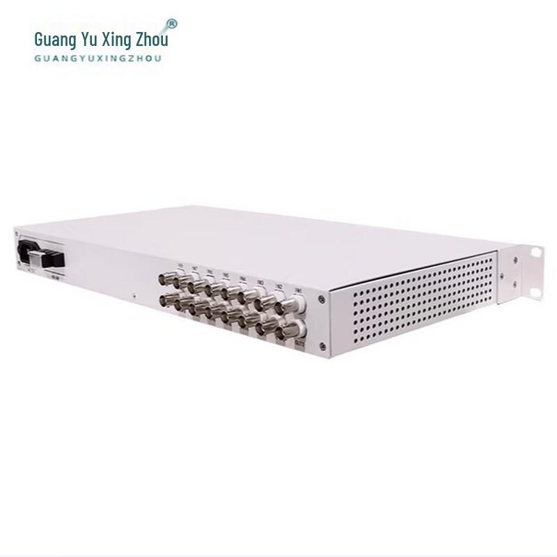 Оптический конвертер GY-8E18GE с 8 портами E1 и 8 гигабитными портами Ethernet