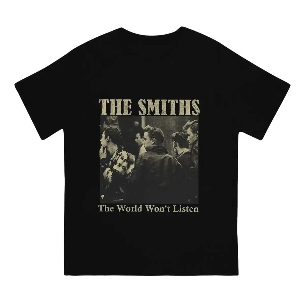 2025 Футболка The Smiths для женщин и мужчин Ретро Памятная Классическая Футболка с принтом Чистый хлопок Уличная одежда Свободная футболка