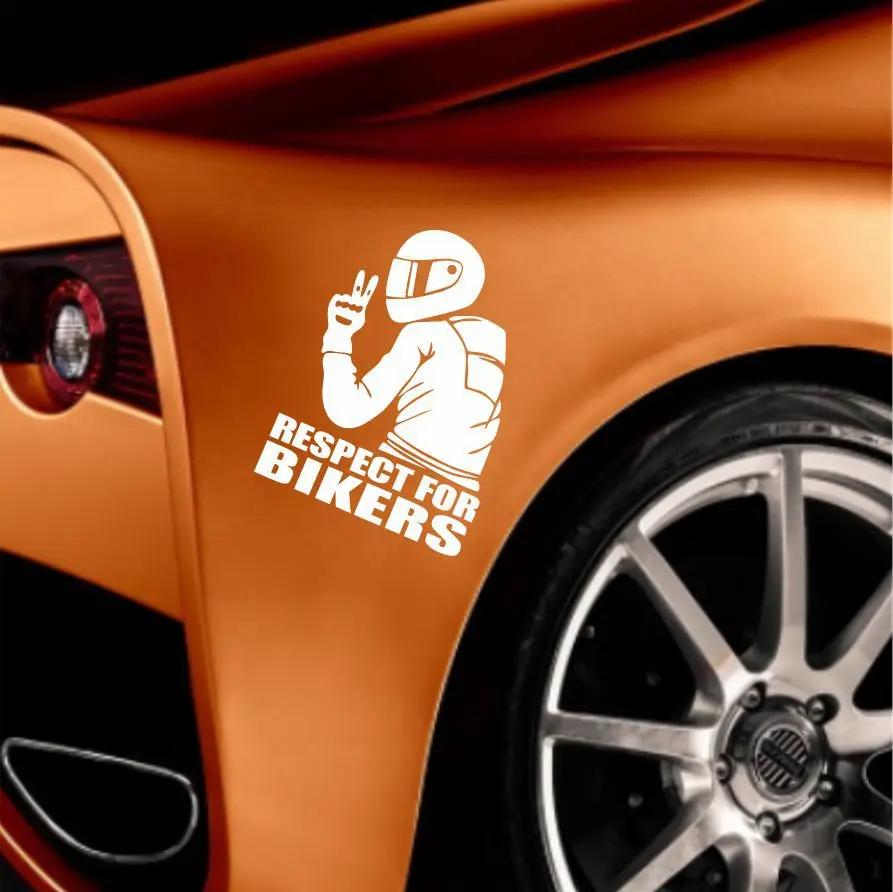 1Pc Respect Biker Sticker For On Car Motorcycle Vinyl 3D Decals Motorcycle Vinyl 3D Decals And Decals Premium Durable