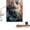 Алмазная мозаика макет животных фотографии со стразами кристалл алмазная живопись волк вышивка крестом