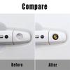 AABKW1 4PCS 20mm Car Door Lock Eye Sticker Protect Against Dirt Stickers For Porsche 911 Cayenne Carrera 928 Panamera Boxster Macan 918