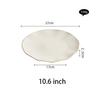 Ceramic Straw Hat Dish Dinner Plates Restaurant Hotel Unique Irregular White Diner Plates Porcelain Dish