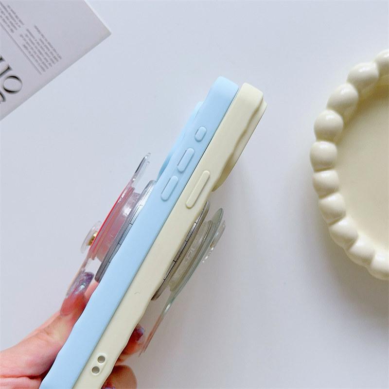 Мягкий силиконовый 3D-чехол для телефона с магнитной волной и подставкой Air Bag для iPhone 16, 15, 14, Pro Max Plus, 13, 12, Pro, 11. Универсальный защитный чехол от падения