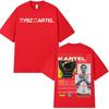 2025 Summer Rapper Vybz Kartel Album Graphic Mens Hip Hop Gothic Short Sleeve TShirt Retro 100 Pure Cotton Printed Tshirt