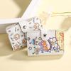Cute Cartoon Women ID Credit Card Holder Bag Pu Leather Women Travel ID Bank Credit Card Holder Hasp Business Card Wallet Bags