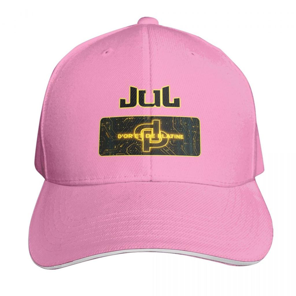 Кепка с логотипом рэпера Jul Модная повседневная бейсболка Регулируемая кепка Хип-хоп Летние Унисекс Бейсболки