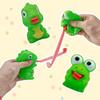 Creative Fidget Decompression pinch toy Frog Dinosaur Sticking Tongue Out Relieve Stress Children Fun Squeeze Interactive Toys
