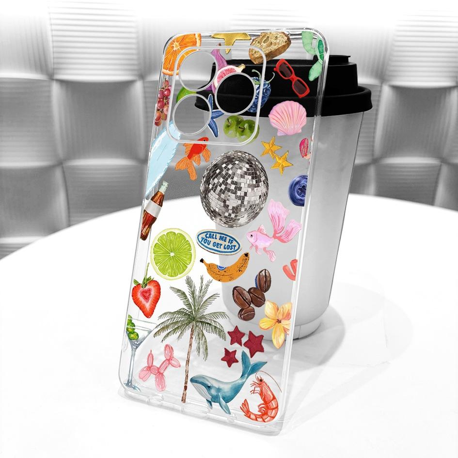 Case For Honor X5c Plus Cover 2025 New Fashion Flower Butterfly Soft Clear Silicone Phone Cases For Honor X5c 4G HonorX5c Fundas