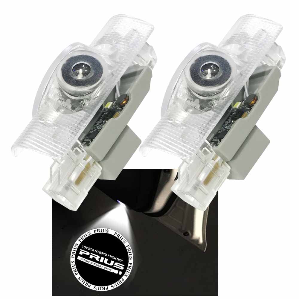 Миниле Приус 30 Серия Автомобильная Шторка Лампа, Приветственный Свет Двери, Подсветка Вежливости, Светодиодный Логотип