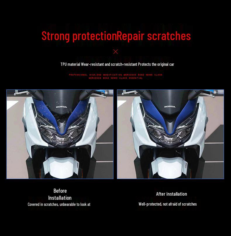 Прозрачная защитная пленка из ТПУ для чехлов мотоцикла 22-23 Honda Gold Wing