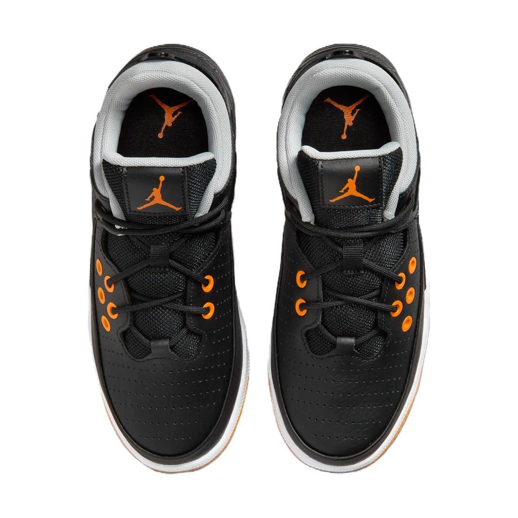 Кроссовки Air Jordan Max Aura 5 GS Magma Orange Детские Черный Волк-Серый Белый DZ4352-008