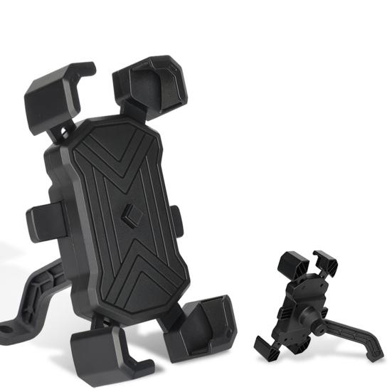 Держатель для телефона на велосипеде Противоударный фиксатор с нескользящим зажимом с четырьмя когтями Крепление для мобильного телефона на электрическом велосипеде Навигационный кронштейн