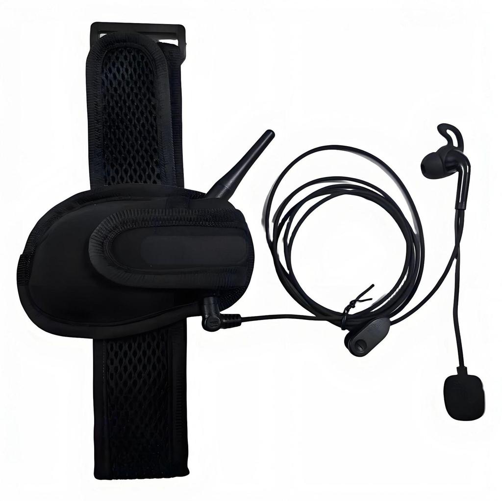 V4C Нейтральная Водонепроницаемая Bluetooth Гарнитура для Футбольного Судьи и Рация с Шумоподавлением, с Спортивным Браслетом - Набор из 3 Предметов