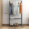 Rotating Multi-layer Coat Rack: Stylish Storage & Organization for Bedroom Floor.