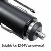 3 in 1 DC 12V/24V LED Digital Meter Display USB Car Charger Voltmeter Thermometer Car Battery Monitor LED Digital Dual Display