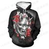 Spring Autumn Japan Ronin Samurai 3D Print Hoodies Men Women Children Hooded Harajuku Cool Swearshirts Fashion Streetwear