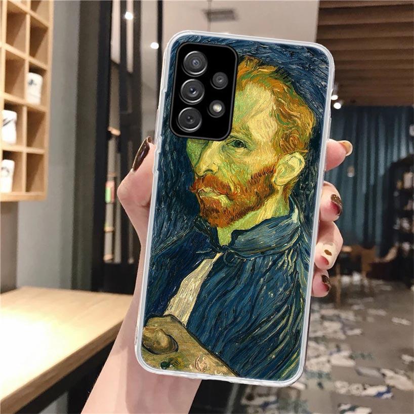 Мягкий чехол для телефона с масляной живописью Ван Гога для Samsung Galaxy A51 A50 A71 A70 A10 A20e A30 A40 A41 A31 A21s A11 A6 A7 A8 A9 Plus