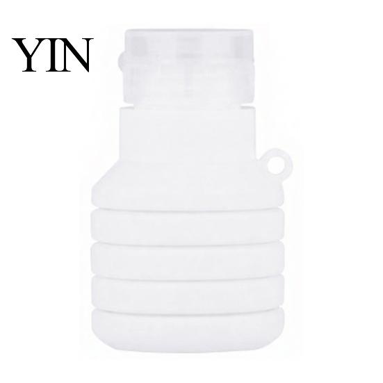 Foldable Liquid Dispensers 50/110ML Collapsible Silicone Travel Bottle for Toiletries, Leak Proof Reusable Toiletry Bottles Size Container, Refillable