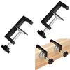 Set of 2 L-shaped Bracket Clamps, C-shaped, for Securing Cabinets, Rust-proof, Durable, and with a Maximum Opening of 57mm. Ideal for Woodworking, DIY