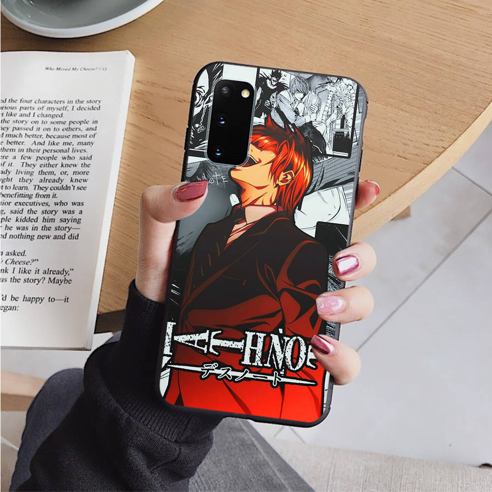 AD88 Death Note черный чехол для OPPO Reno 8 6 5 4 Pro Find X3 A17 A31 A38 A40 A53 A54 A55 A74 A76 A78 A77 A80 A94 A95 A96 Pro Sofe Cover