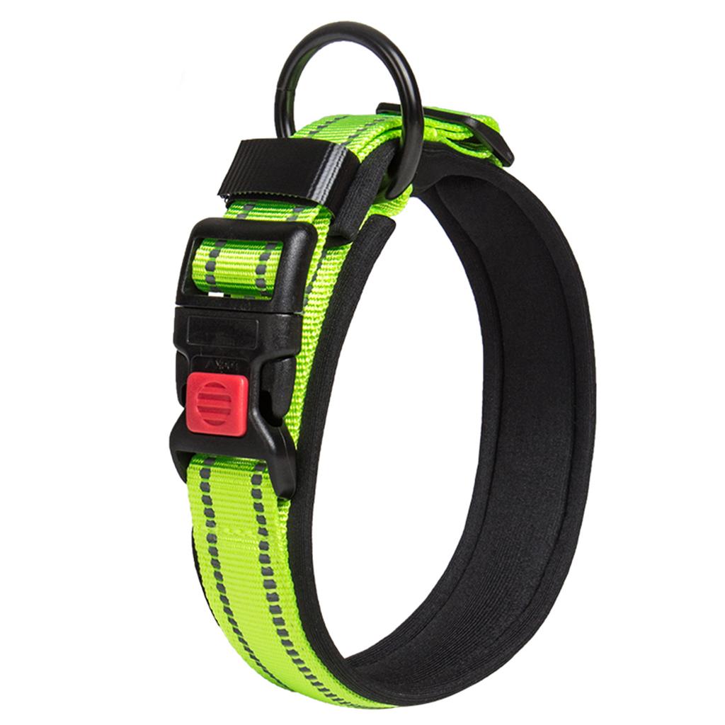 Ошейник для домашних животных, светоотражающий ошейник для собак с поролоновой шеей, цветной модный регулируемый ошейник для маленьких собак, средних собак, больших собак, универсальный ошейник