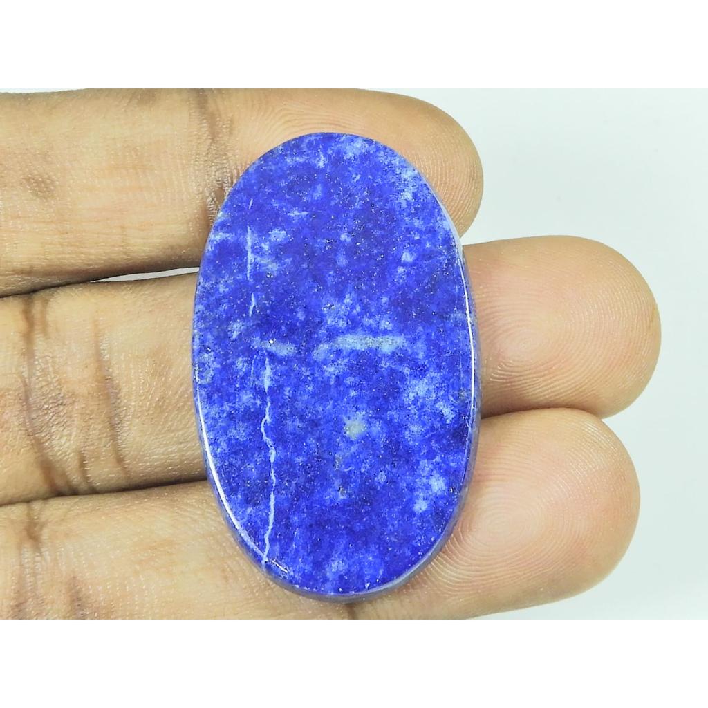 24X40X03MM Natural Lapis Lazuli Oval Shape Cabochon Loose Gemstone 42Cts. G-316