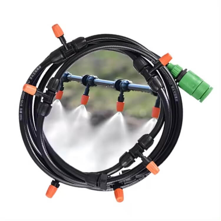 Система полива сада, охлаждения и туманообразования. Опрыскиватель тонкого распыления