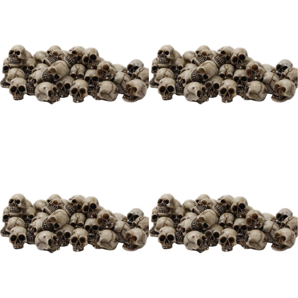 100-20 шт. Мини-головки черепов Коллекционные Хэллоуин Готические Скульптуры черепов Тематика фестиваля Ландшафтный сад Декор для горшечных растений