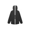 Vans On Point Anorak ветрозащитная клетчатая куртка с капюшоном женские куртки черные VN0A47U4BLK