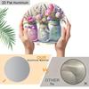2D Flat 1pc Spring Pastoral Vase Aluminum Sign Round Decorative Hanging Ornament, Home Kitchen Garden Balcony Fence Decor, Gardening Studio Decor