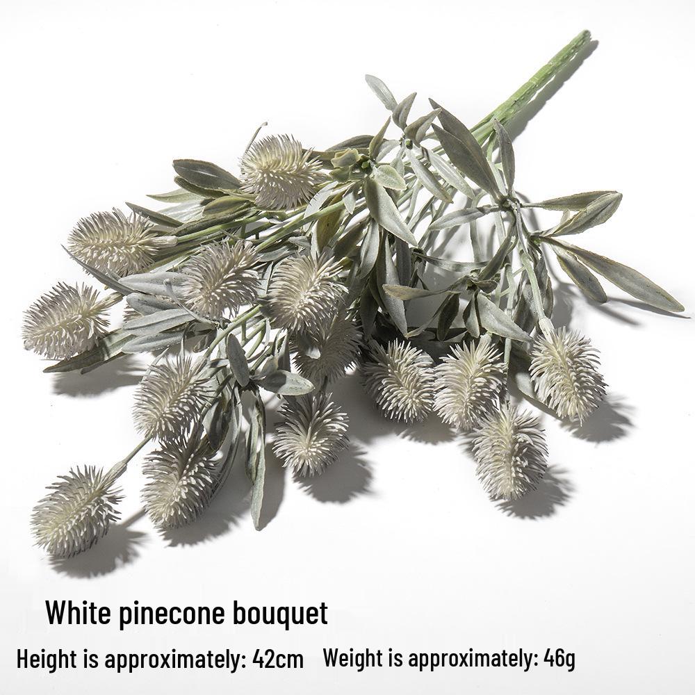 Pine Cone Faux Fruit Wreath: Elegant Indoor Wall or Table Decor